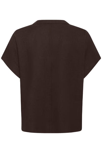 Kaffe T-shirt Kamilia Wing Sl Blouse 10509670 191111 Black Coffee Dames Maat - 34