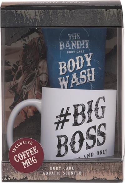 Badgeschenkset man - The Bandit Body care - bad&douche gel