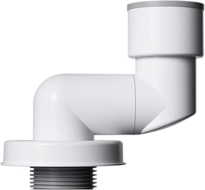 Afvoer Geurafsluiter - Terugstroombeveiliger - Frisse Ruimtes Creëren - 360 Graden Draaibaar - 50/70mm Buis - Wit