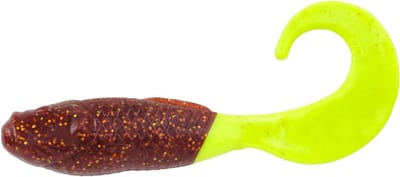 Zwem Aas - Kunstaas Vis - Vissen Vangen - Extreme Geurverspreiding - 4 Inches - Wortelbier Goud Chartreuse
