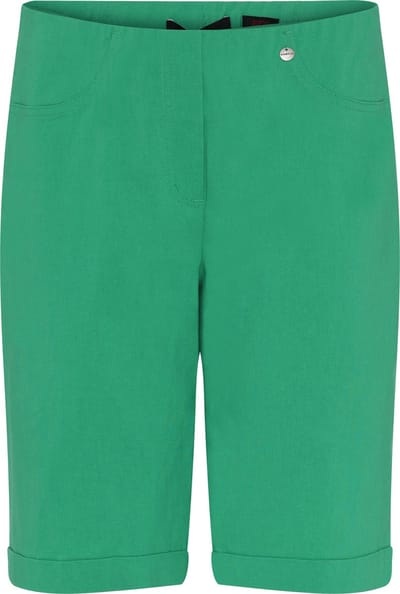 Robell Bermuda Shorts Bella 04 Groen Maat 40