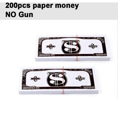 Schiet Geld Gun Speelgoed Grappig Feestspel Bankbiljet Schiet Pistool Papiergeld Bruiloft Verjaardag Decoratie Schieter Werpspeelgoed Kinderen