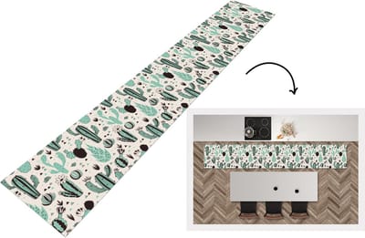 Keukenloper - Loper keuken - Cactus - Patroon - Bloemen - 300x50 cm - Keukenloper vinyl