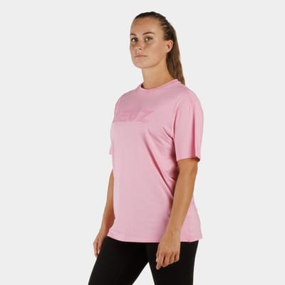 ZEUZ Dames Oversized Sportshirt – Fitness T-Shirt - Roze - XS