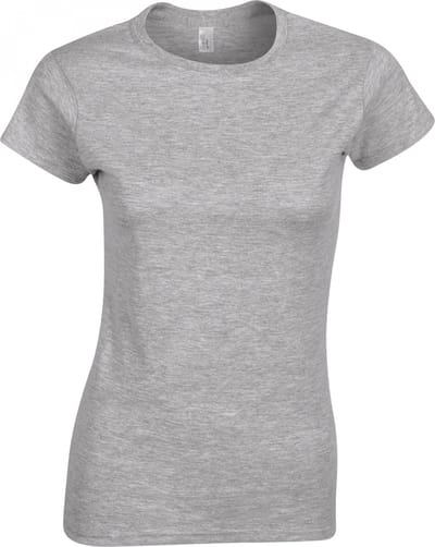 Gildan Softstyle® Fitted Ladies' T-shirt GI6400L - RS Sport Grey - XXL