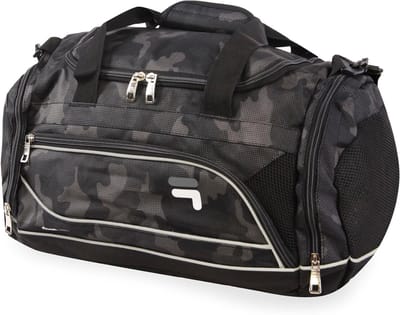 Sport Plunjezak - Gymtas - Sportschool Training - Ventilatie Zakken - 48 x 25 x 25 cm - Zwart Groenblauw