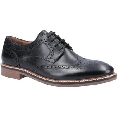 Hush Puppies Leren herenschoenen Bryson (Zwart)