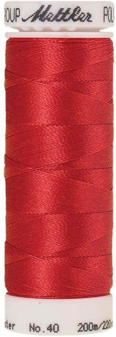 AMANN POLYSHEEN NAAI-BORDUURGAREN, COL-1725 ROOD, 200M, PER STUK.