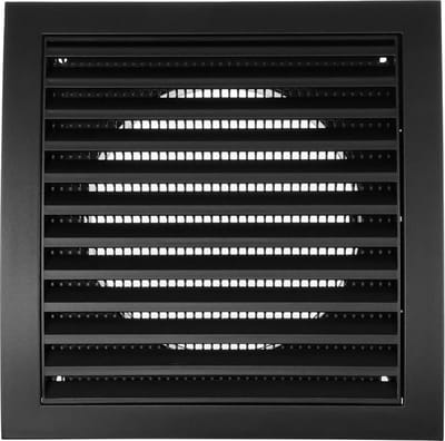 Rond Ventilatie Rooster Ø125 mm Antraciet - Luchtrooster voor Binnen/Buiten Ontluchting, Afdekking voor Droger en Badkamer