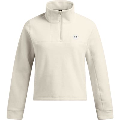 Under Armour Dames Expanse Zip Neck Langearm Sweatshirt (Wit)
