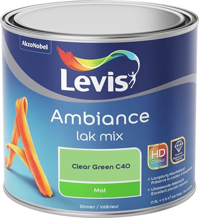 Levis - Ambiance Lak Mat Mix - Clear Green C40 - Mengverf - 0,5 L