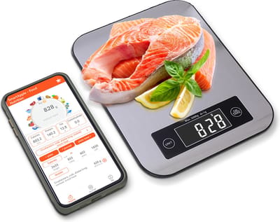 Keukenweegschaal Digitaal - Digitale Keukenweegschaal met App - Precisie Keuken Weegschaal - Tot 5 KG