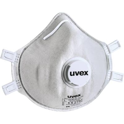 uvex silv-Air class.2320 8762320 Fijnstofmasker met ventiel FFP3 15 stuk(s) EN 149:2001 + A1:2009 DIN 149:2001 + A1:2009