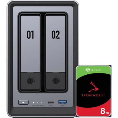 UGREEN NASync DXP2800 + Seagate Ironwolf 8TB