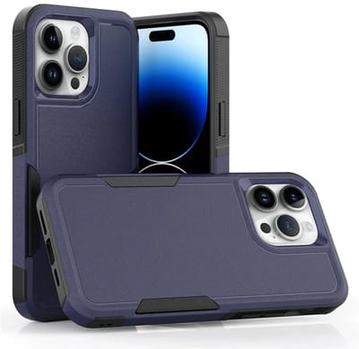 Cityhoesje – iPhone 15 Pro – Anti-drop – BackCover - Donker Blauw