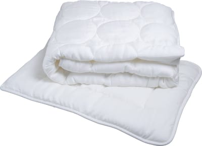 Vitality Pur Kinderdekbed Set – 100x135 cm – Incl. Gratis Kussen – Anti-Allergeen – Wasbaar op 60°C – Alle Seizoenen – Licht & Ademend