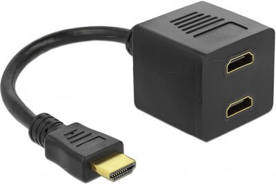 HDMI splitter - HDMI male - 2x HDMI female - 1080p - 60 Hz - Allteq