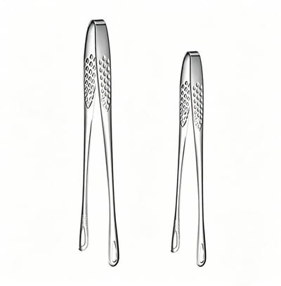 Barbecue gereedschapset - Accesoires Set - Barbecue Accessoires - Salade tang - Barbecue tang - Serveertang - Vleestang - Vis tang - Grilltang - Keukentangen - Keukengadget - Vaatwasser bestendig - Roestvrijstalen - 2 Stuks