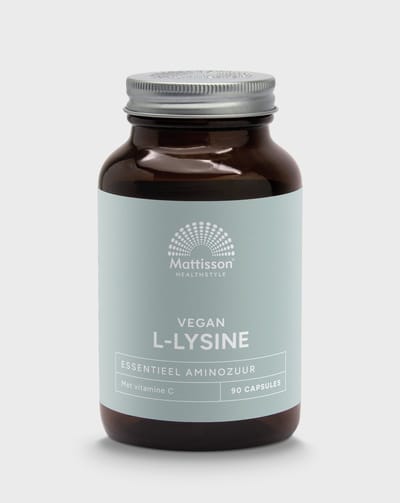 Mattisson - L-Lysine+ met Vitamine C - Essentieel Aminozuur - 90 Capsules
