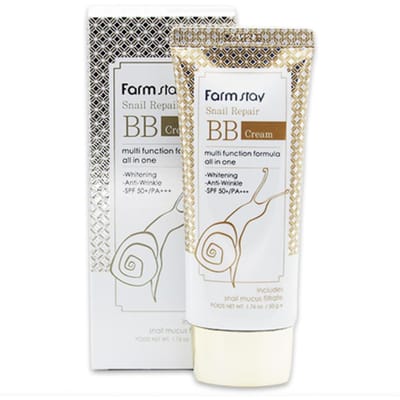 FARM STAY Snail Repair BB Cream SPF50+ PA+++ 50g (3 opties) 1pcs white