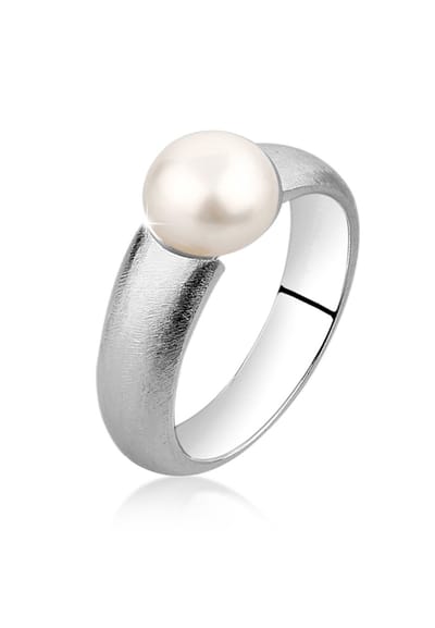 Nenalina - Ring - Süßwasserzuchtperle Klassik 925 Silber - Dames