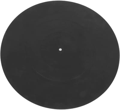 Dailygoods- Draaitafelmat 12 Inch - Antistatische Slipmat - Rubber - Vermindert Trillingen - Verbetert Geluidskwaliteit - Krasbestendig - Platenspelermat