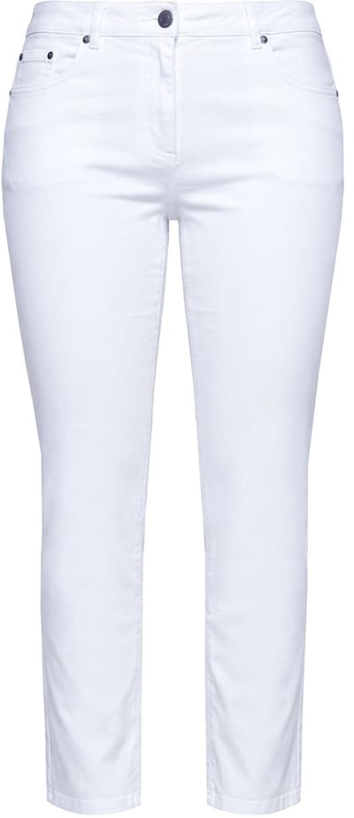 Angel of Style - Dames - Jeans Paula Straight Fit stretchcomfort 5-pocket - Sneeuwwit - Maat 26