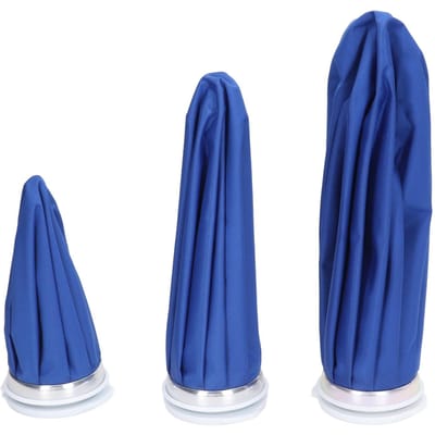 3 stuks Koud IJspak Vermindert Zwelling Grote Opening Lekdichte Dop Warme Therapie Ijszak voor Volwassenen blue