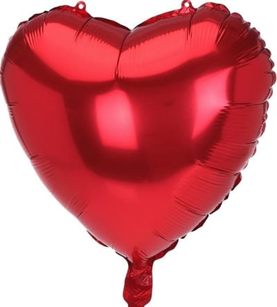 whoopdeals Folieballon hart rood - Voor huwelijk of Valentijnsdag