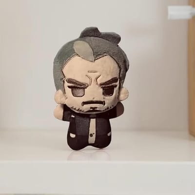 10cm Spel Ace Attorney Phoenix Wright Pluche Pop Hanger Sleutelhanger Verzameling Decoratie Knuffels Fans Verjaardag Vakantie Cadeau 10cm