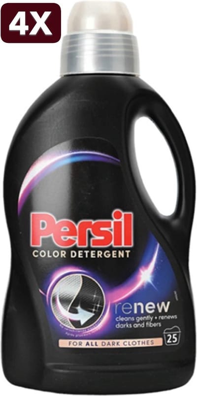 4 x Persil Color Detergent - Vloeibaar Wasmiddel - Donkere Was - 25 Wasbeurten