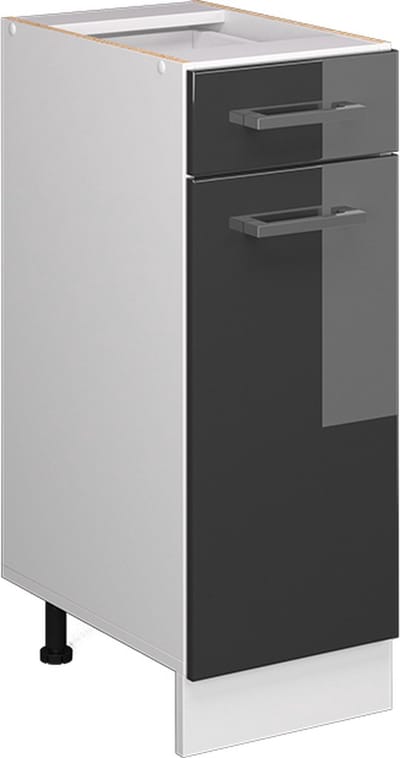 Vicco R-Line Keukenonderkast – 30 cm zonder werkblad Antraciet Hoogglans