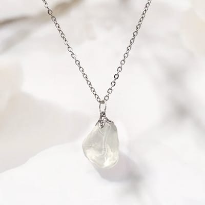 Edelsteen ketting dames – Bergkristal | Positieve energie, helderheid & balans