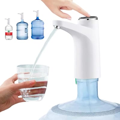 Dailygoods - Elektrische Waterflespomp - Draadloze Waterdispenser - Automatische Drinkwaterpomp - Mini-waterdispenser Met Kraan - Ideaal Voor Kinderen...