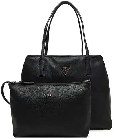 GUESS shopper Victtoria 2 in 1 Tote Black zwart
