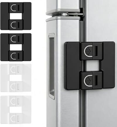 Dailygoods - 4-delig Multifunctioneel Koelkastslot met Sterke Lijm