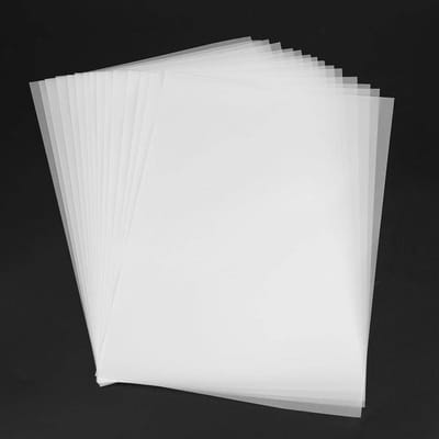 Dailygoods- Kopieerpapier A4 Transparant - 100 Stuks - Hittebestendig - Lichtbestendig - Voor Kalligrafie/Overtekenen - Fijne Oppervlaktetextuur - Transparant Papier