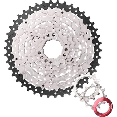 ZTTO Cassette de Volant d'Inertie pour Vélo Route VTT Pignon 8 Vitesses 42T Accessoire de Cyclisme white