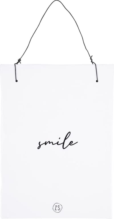 Zusss teksttegeltje Smile