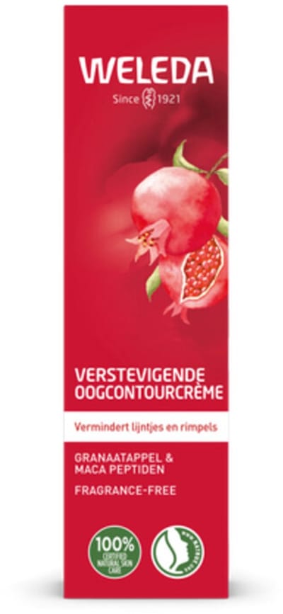 WELEDA Granaatappel & Maca Verstevigende Oogcontourcrème - 3 x 12 ml - Voordeelverpakking