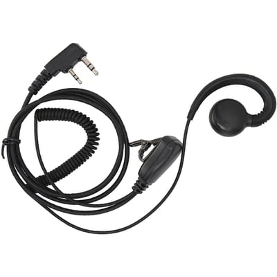 Walkie Talkie Headset 180 graden Draaibaar K Hoofd Microfoon Koptelefoon voor Baofeng UV‑5R Walkie Talkie