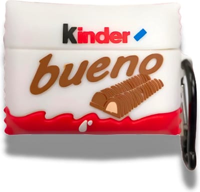 okido - Hoesje geschikt voor Airpods 4 - Kinder Bueno silliconen case voor Airpods - Case geschikt voor Apple AirPods 4 - Airpods hoes Kinder