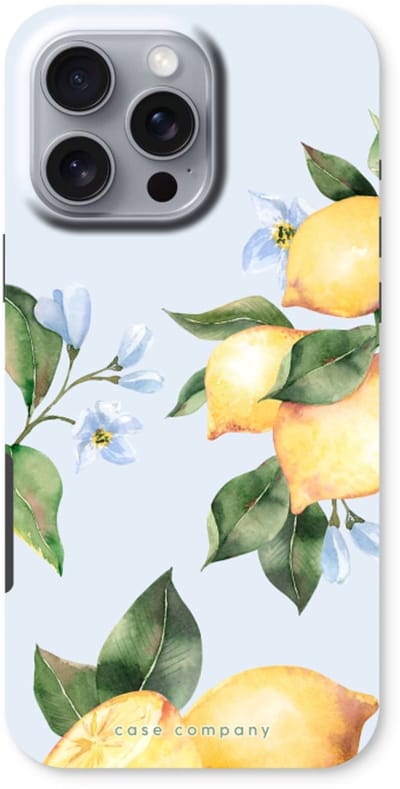 Case Company® - Hoesje geschikt voor iPhone 16 Pro Max hoesje - Orchard Sun - Tough Case - Maximale Bescherming alle Kanten en Schermrand