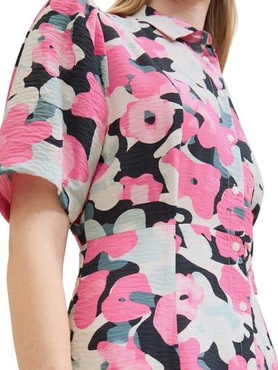 Tom Tailor - Jurk - Maat 36 - Vrouwen - 35290 pink colo - Viscose