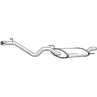 Geluiddemper achter BOSAL 282-683