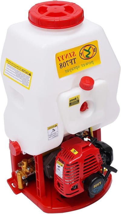 Draagbare drukspuit 700 W, ideaal voor gebruik op boerderijen, parken en tuinen, 28 x 20 x 61 cm