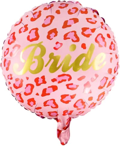 Folieballon Bride Goud Rood Roze 45cm