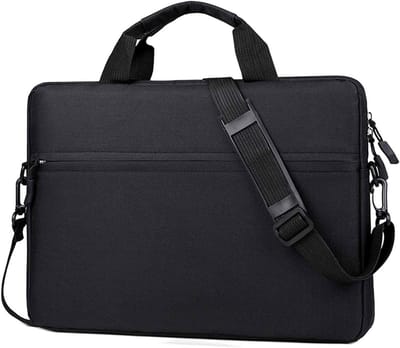 Laptophoes met riem - Laptoptas sleeve - Veilige opslag - Verstelbare draagriem - 13-14 inch - Roze