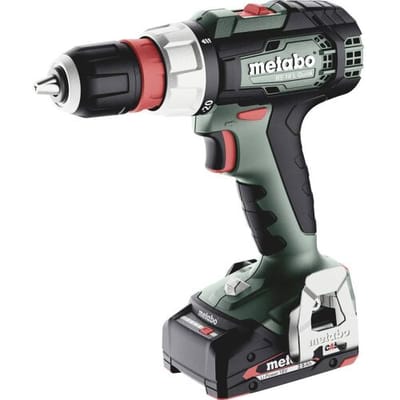 Metabo BS 18 L Quick 614052500 Accu-schroefboormachine 18 V 2 Ah Li-ion Incl. 2 accus, Incl. koffer, Incl. lader