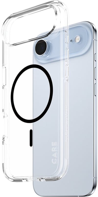 CARE by PanzerGlass Flagship Case Transparent Urban Explorer w. Black MagSafe iPhone Air